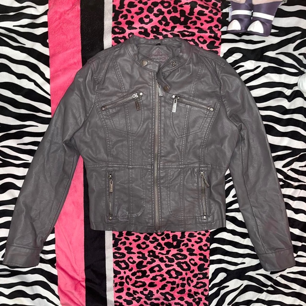 Dark grey utility style JouJou jacket